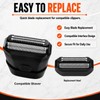 Shaver Replacement Heads Compatible with MANSCAPED Handyman Foil Blades