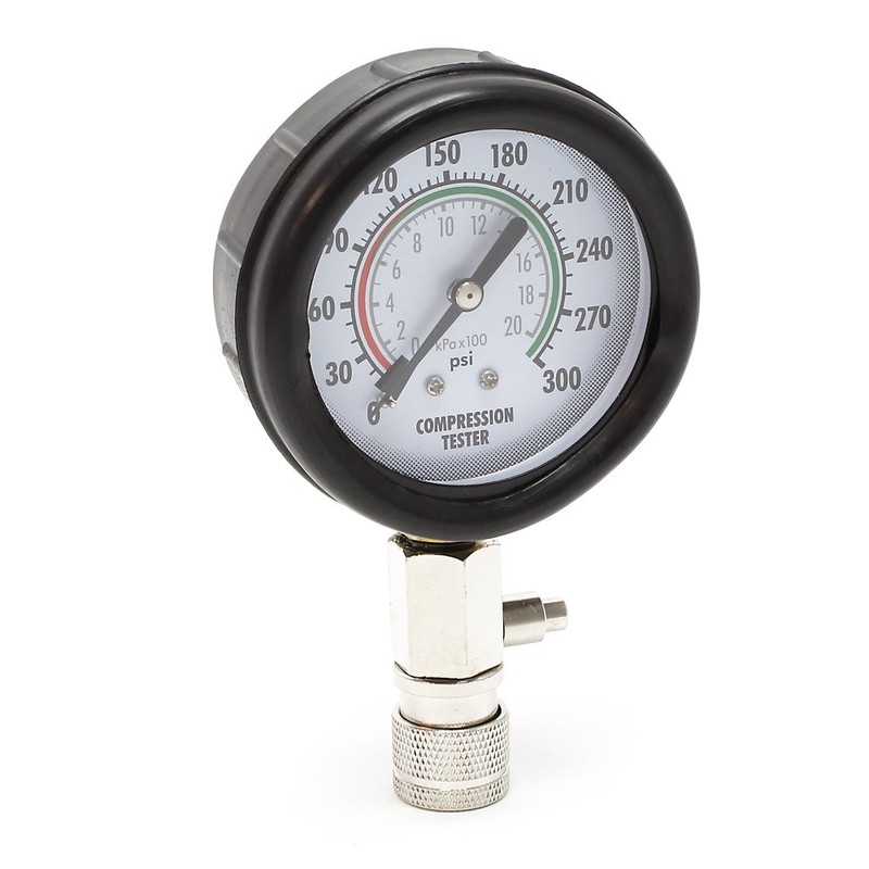 Wiltec Compression Gauge 0-20 Bar for Cars/Trucks Petrol Engines Compression