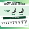 KEYYOU Lash Clusters 300Pcs Pestañas Individuales 40D 0.07D Curl 9-18MMIX