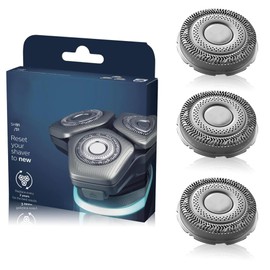 COOLHILL Men's Shaver Replacement Blade 9000 Series SH91/50 Shaver Head Replacement 9000 Series SH91/50 Shaver Replacement Part, Set of 3 (Steel Precision Blade)