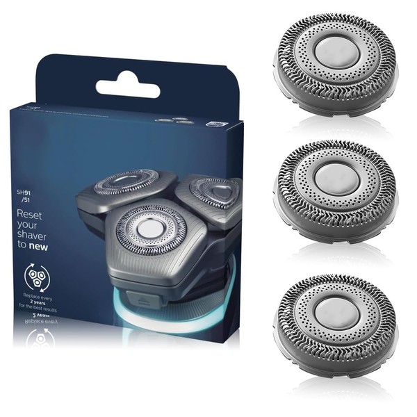 COOLHILL Men's Shaver Replacement Blade 9000 Series SH91/50 Shaver Head