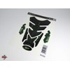 BIKE-label Tank Pad 3D Motorcycle Sticker Green Compatible with Kawasaki