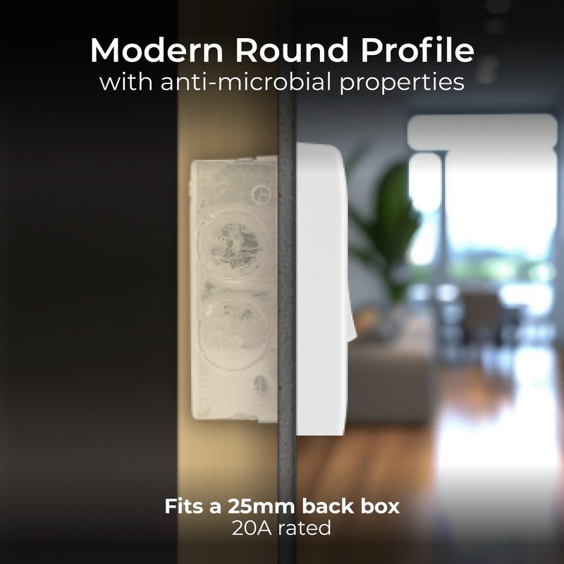 20 Amp DP Switch Water Heater c/w Neon & Flex