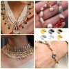 300 PCS Metal Crimp Covers, 3mm Jewelry Crimp Beads Half