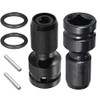 Socket Adapter, Impact Driver Adapter, 1/2" Square to 1/4" Hex