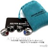 SilverKyasya Stainless Steel US Military College Ring, Large Cubic Zirconia