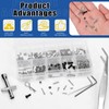Glarks 294pcs M1.4 x 4/5/6/8/10/12MM Universal RC Screw Kit, RC