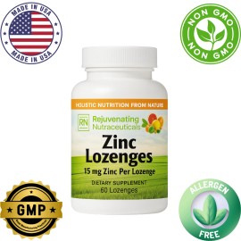 Premium Pro Nutraceuticals Zinc Lozenges + Vitamin C for Cold, Immune & Reproductive Support  (60 Count)