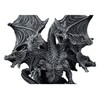 Dragon Figurine Gothic Black 23 cm - Dark Hydra Five