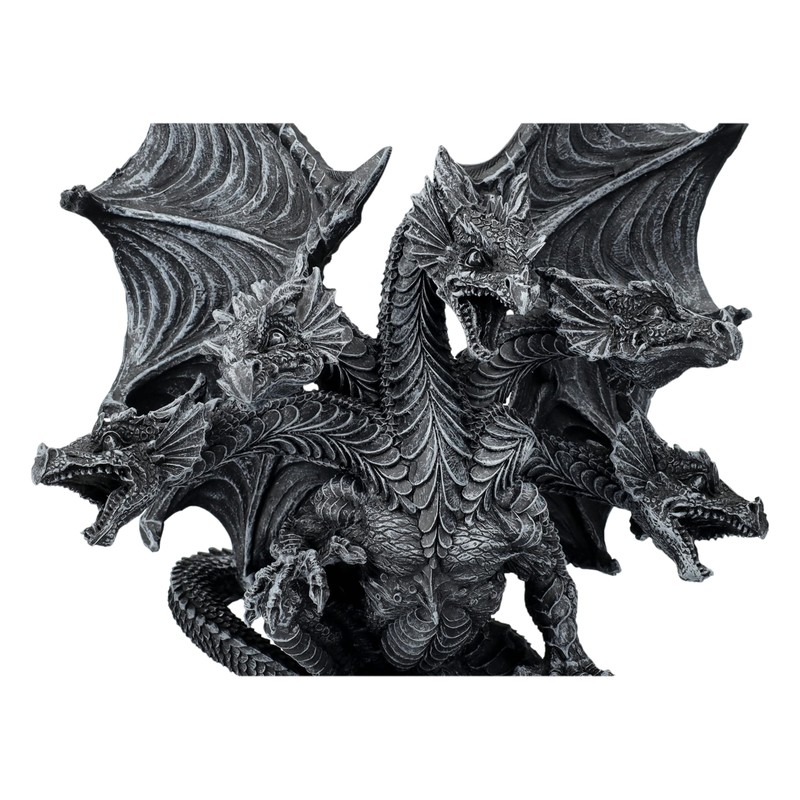Dragon Figurine Gothic Black 23 cm - Dark Hydra Five