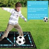 Yozexin Football Footstep Training Mat, Non-Slip Ball Control Training Mat,