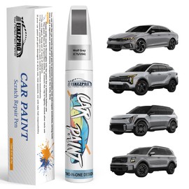 FIXEZPRO C7S/US6 Wolf Gray Touch Up Paint for Kia, Exact Color Match Car Paint Scratch Repair Remover Pen Kit Quick & Easy Fix Vehicle Chips and Automotive Nicks Scuff
