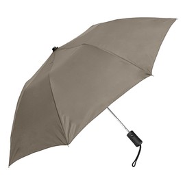 STROMBERGBRAND UMBRELLAS The Enviro Spectrum Folding Umbrella, Environment Friendly 42" Automatic Open Lightweight Travel Umbrella, Windproof Durable Canopy Folding Umbrella for Men & Women - Grey