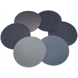 Tonmp 30 PCS Discos de Lija de Carburo de Silicio con Velcro de 7 Pulgadas - 5 piezas cada uno de Granos 80 120 240 400 1000 y 2000 Papel de Lija Húmedo/Seco para Lijadora Orbital Aleatoria