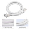 Washing Machine Water Inlet Hose, White Long Length Washer Pipe