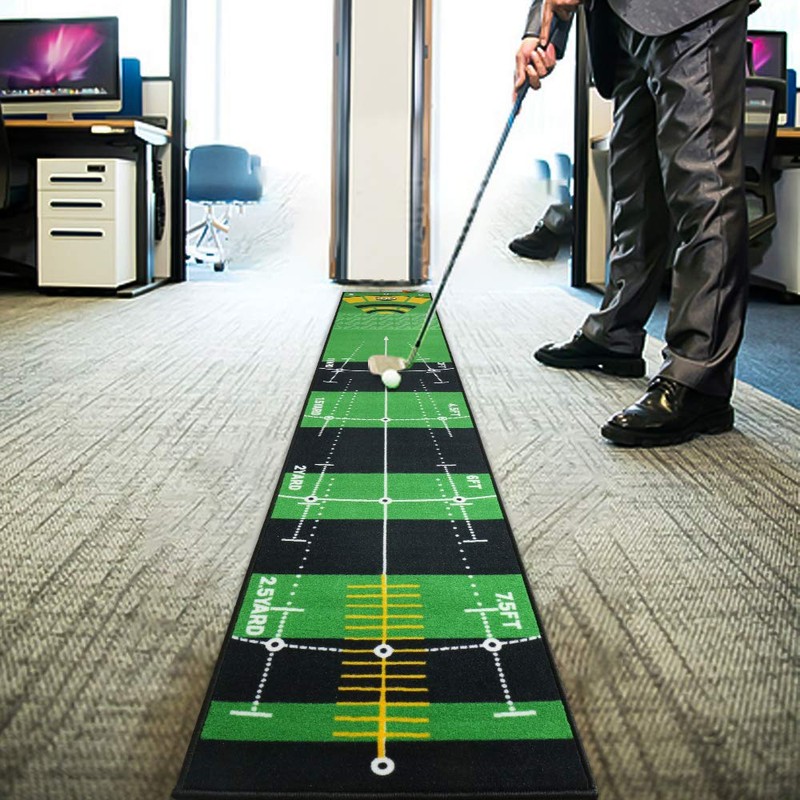 Symbiontia Golf Putting Green Mat 10 ft X 20 in