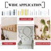 Hilitchi 212-Pcs [11-Sizes] Plastic Drywall and Hollow-Wall Anchor with Screws