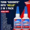 ALECPEA CA Glue Thin & Thick 100/1500 CPS, 2-in-1 Woodworking