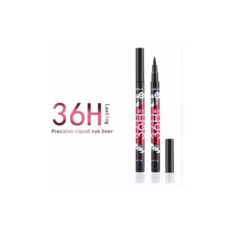 PM Delineador Delineador Negro Indeleble Plumon 36 Horas Larga Duracion