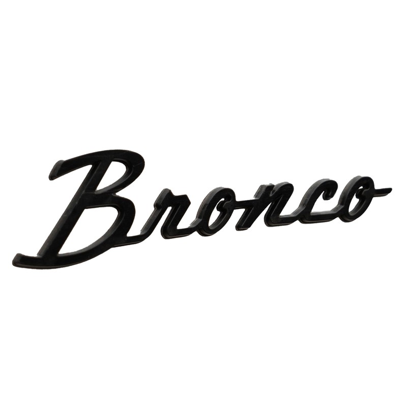 2021-2024 Ford Bronco Classic Gloss Black Fender Badge Kit M-1447-BSGS