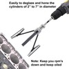 3 Jaws Engine Cylinder Hone Set Adjustable Deglazer for Grinding