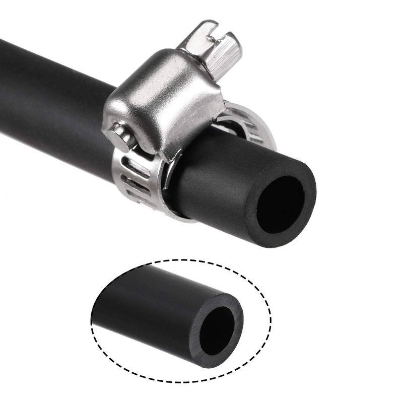 sourcing map Lubricating Oil Hose 6mm(1/4") ID 9mm OD 6.6ft