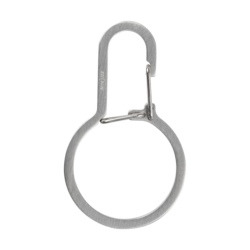 Nite Ize DualPass Dual Chamber Key Ring, Split Ring Keychain
