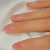  Peach [Handmade Nail Tip] Emily Nail - White Peach