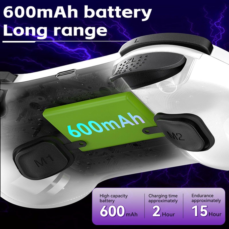 Joso Phone Controller for Steam Switch/PS/PC/Android/iOS, with Hall linear trgger,