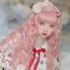 generic Cosplay De Peluca Larga Ondulada Rosa De Lady