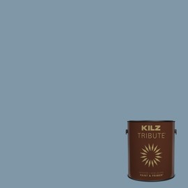 KILZ TRIBUTE Paint & Primer, Interior, Semi-Gloss, Vintage Indigo, 1 Gallon