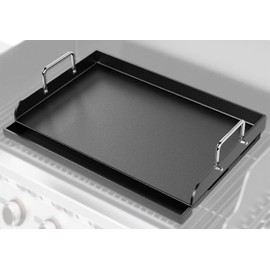 Ezparilla Universal Griddle for Gas Grill - 17" x 13" Nonstick Ceramic Coating Grill Griddle Insert for Gas Grill, Stove and Charcoal Grill, Flat Top Griddle Plate for Outdoor Grill/Camping/Tailgating