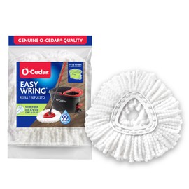O-Cedar EasyWring Spin Mop Microfiber Refill, White Packaging May Vary