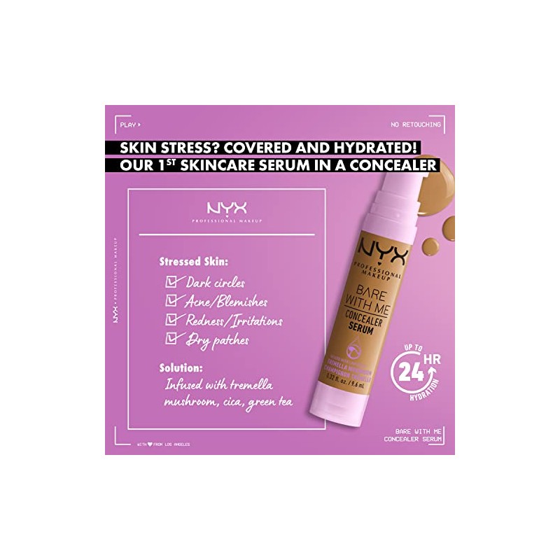 Nyx Professional Makeup Bare with me Serum Calm Concealer Beige,