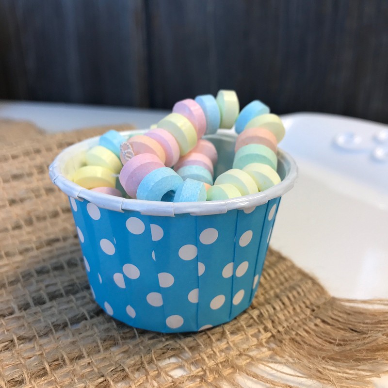 Blue Bulk MINI Candy Nut Paper Cups - Mini Baking