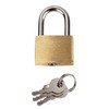 Dapetz ® Brass Mini Padlock 25mm with 3 Keys Steel