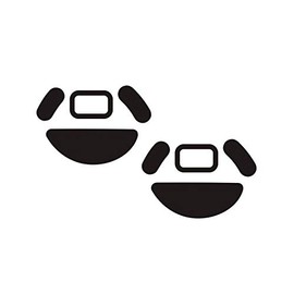 LZYDD Mouse feet Skates for Razer DeathAdder v2 Mini Gaming Mouse (Pack of 2)