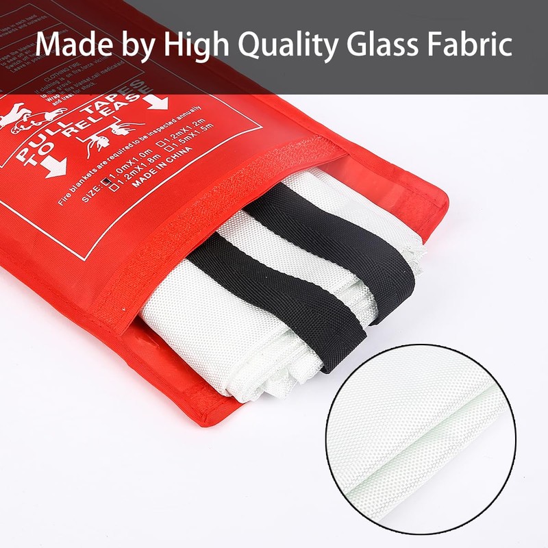 RKZCT Emergency Fire Blanket for Home and Kitchen - 1