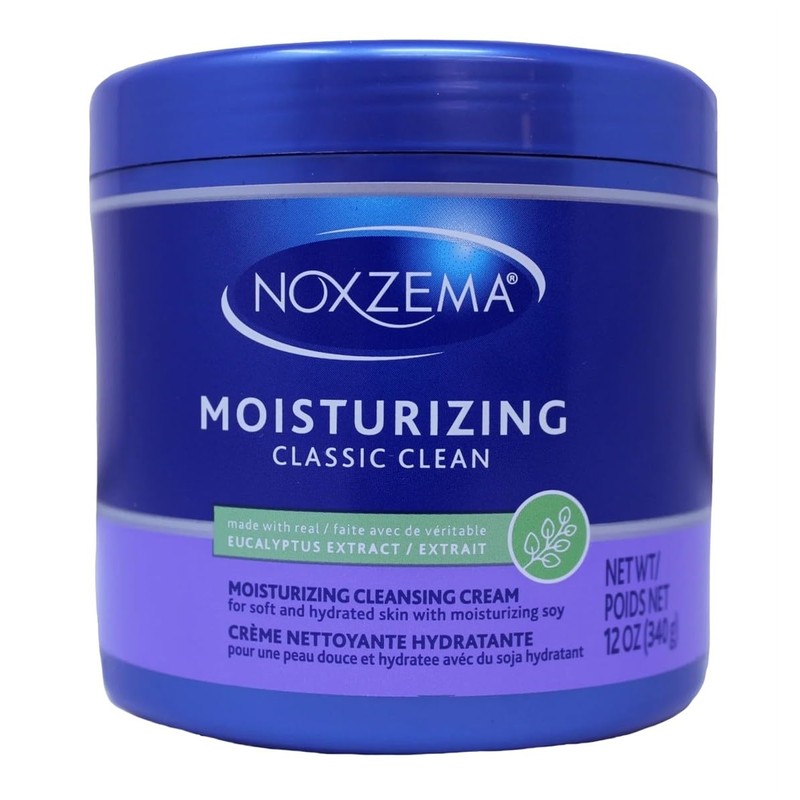 Noxzema Classic Clean, Moisturizing Cleansing Cream 12 Oz (Pack of