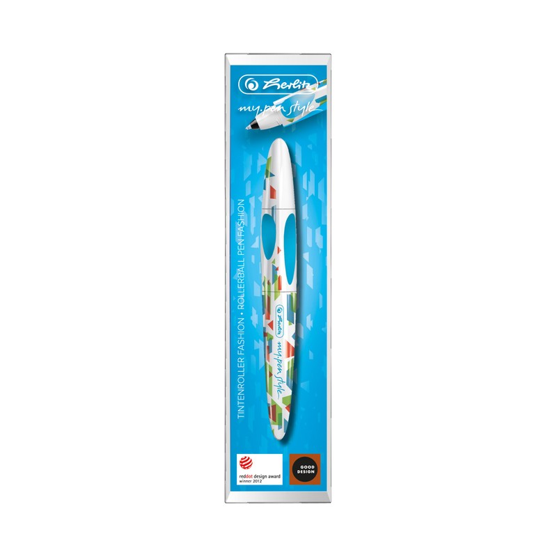 Herlitz 11369840 my.pen style fashion rollerball pen, ocean blue