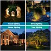 Gardencoin Solid Brass Outdoor Landscape Spotlight, 12V LED Low Voltage