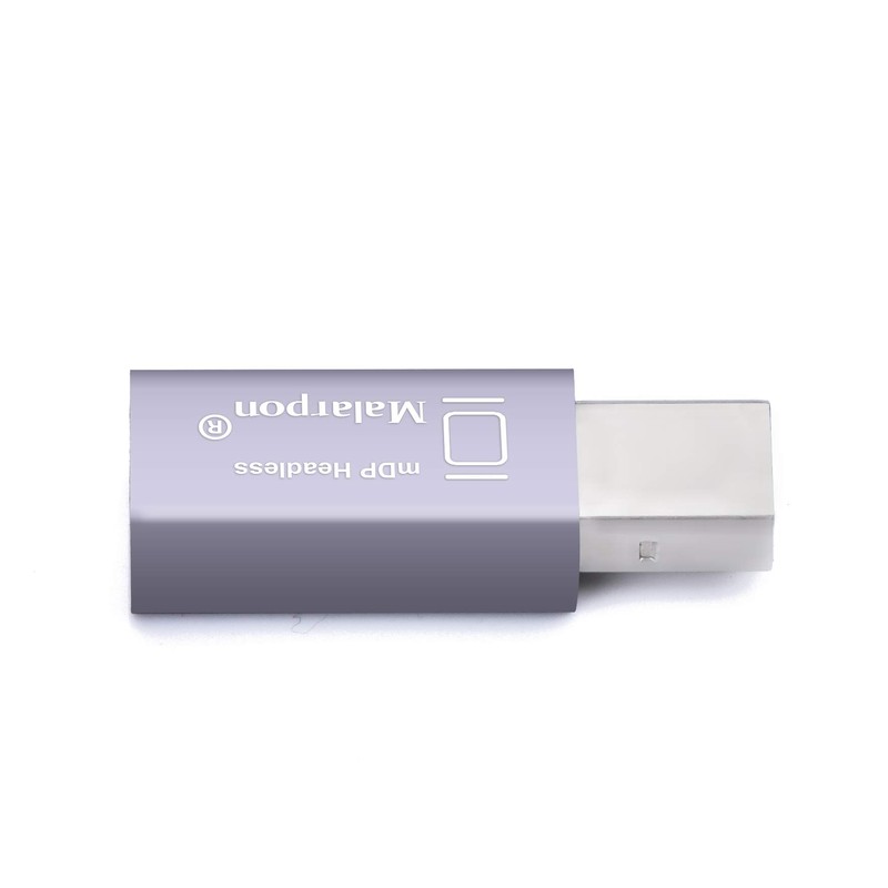 Malarpon Mini DispalyPort Headless Ghost Display Emulator with Blue Light