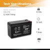 Casil Original CA1270 12v 7ah ADT Home Alarm Battery (2
