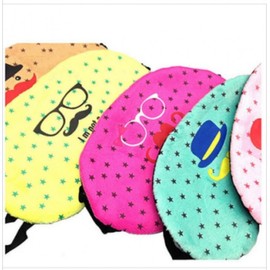 Character Eyepatch Mustache Sleep Eye Mask BL506 Coffee 5ea