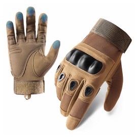 LURI Guantes de Motociclista Con Carcasa Protectora, Transpirables, Multifuncionales Para Bicicleta y Uso Táctico