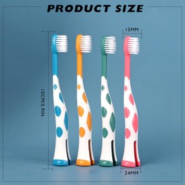 SAIIURV 7 Stück Giraffe Interessant Kinderzahnbürste, Saubere Zahnbürste Kinder Handzahnbürste mit Zungenreiniger für Mädchen und Jungen, Weichen Borsten Kinderzahnbürsten Tiere Manuelle Zahnbürsten