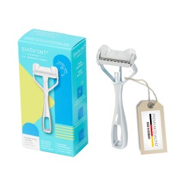 SHAVENT Compact 2.0 Swing Head Razor, Women's Wet Razor, Soft & Safe, Razor for Legs, Intimate Shaving, Bikini Zone, Plastic-Free, Sustainable, Durable, Made in Germany, Magnetic Swing Head