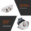 Dream Lighting 2PCS Zinc Alloy Half Moon Handle Push Lock