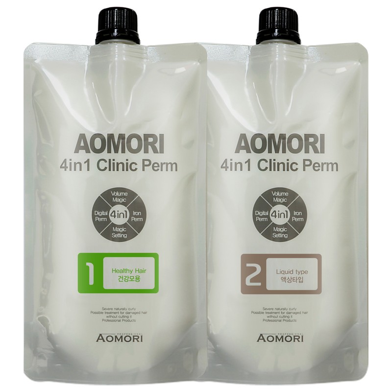 Aomori 4in1 Clinic Perm 400ml+400ml Select purchase by hair type