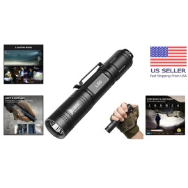 Super Bright 1200 Lumen Tactical LED Flashlight -  Waterproof & Compact